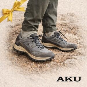 AKU Unisex Gore-Tex Hiking Shoes Navy Gray M 7 L 8.5